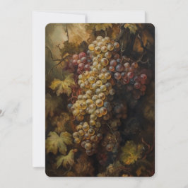 Tarjeta Festiva Uvas antiguas