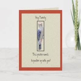 Tarjeta Festiva V-Day: Este pecker quiere hacer un balancín