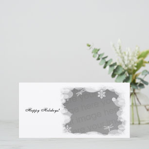 Tarjeta Festiva ¡Vacaciones blancas de nieve!