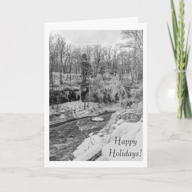 Tarjeta Festiva Vacaciones de invierno (Anverso)