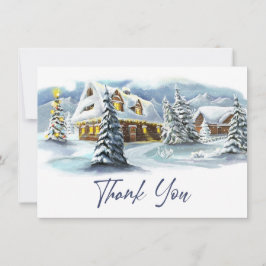 Tarjeta Festiva Vacaciones de Navidades corporativos de invierno