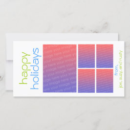 Tarjeta Festiva vacaciones felices