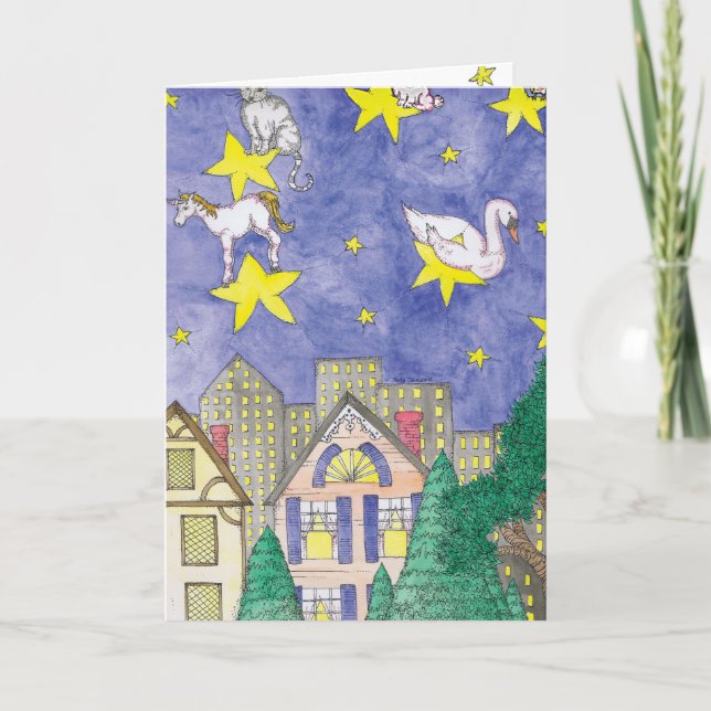 Tarjeta Festiva VACACIONES GENERALES - Sueños (Anverso)