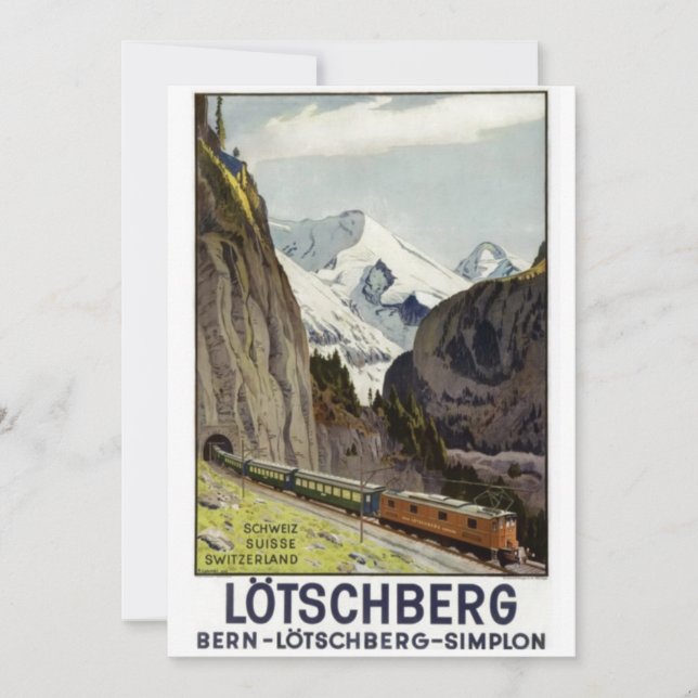 Tarjeta Festiva Vacaciones vitícolas en Suiza (Anverso)