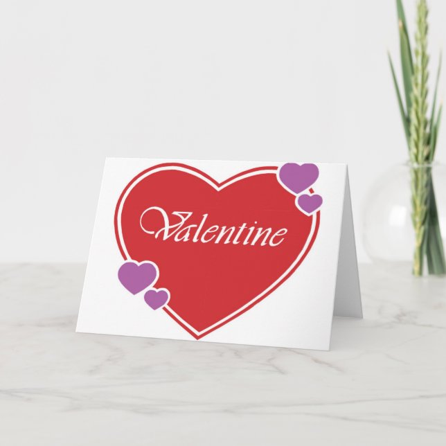TARJETA FESTIVA VALENTIN (Anverso)
