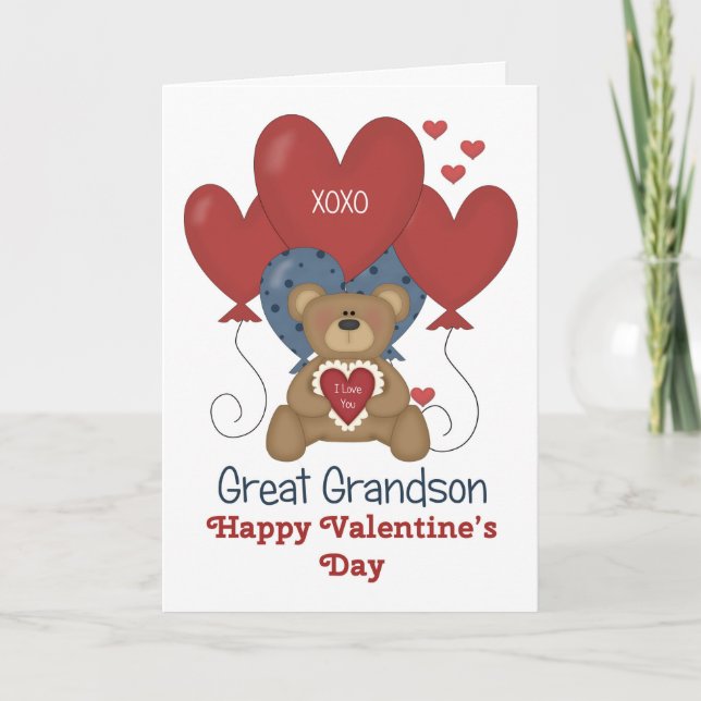 Tarjeta Festiva Valentín de los Grandes Abuelos (Anverso)