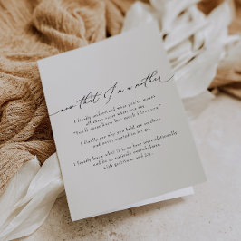 Tarjeta Festiva VALENTINA Ahora que soy el día de la madre