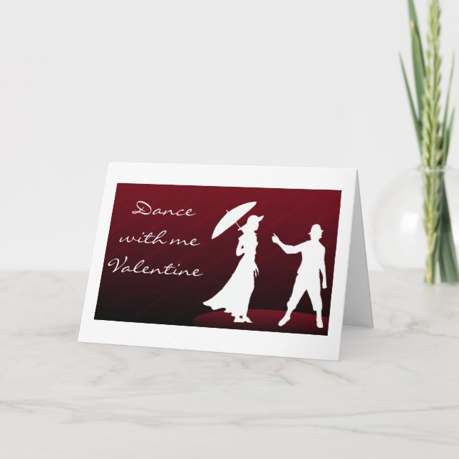 TARJETA FESTIVA VALENTINA-BAILE CONMIGO POR EL RESTO DE NUESTRAS V (Anverso)