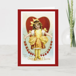 Tarjeta Festiva Valentine A La Que Amo