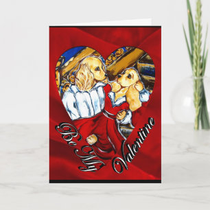 Tarjeta Festiva Valentine Cocker Spaniel