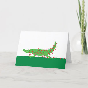 Tarjeta Festiva Valentine Gator