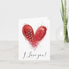 Tarjeta Festiva Valentine Heart design