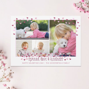 Tarjeta Festiva Valentine Hearts 4 Foto DIFUNDIDA AMOR Y AMABILIDA