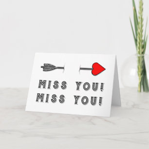 Tarjeta Festiva Valentine Long Distance
