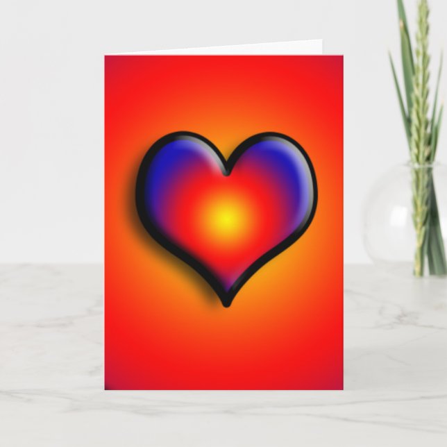 TARJETA FESTIVA VALENTINE LOVE VENETIAN MASQUERADE (Anverso)