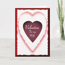 Tarjeta Festiva Valentine para mi esposa