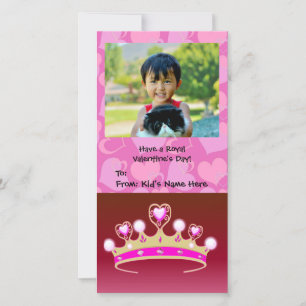 Tarjeta Festiva Valentine Princess Chica