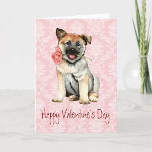 Tarjeta Festiva Valentine Rosa