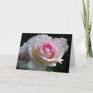 Tarjeta Festiva Valentine Rosa