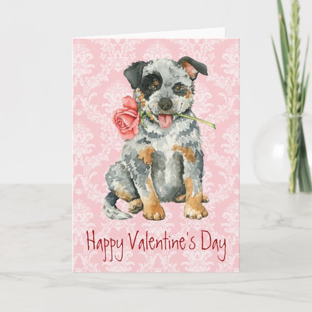 Tarjeta Festiva Valentine Rosa ACD (Anverso)