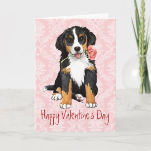 Tarjeta Festiva Valentine Rosa Berner
