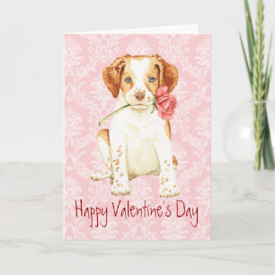 Tarjeta Festiva Valentine Rosa Brittany