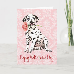 Tarjeta Festiva Valentine Rosa Damatian