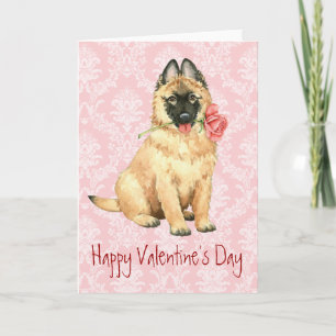 Tarjeta Festiva Valentine Rosa Tervuren
