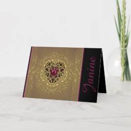 Tarjeta Festiva Valentine Ruby