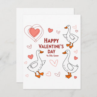 Tarjeta Festiva Valentine’s Day Card for Boyfriend Silly Goose