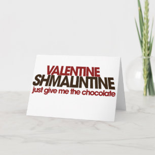 Tarjeta Festiva Valentine Shmalintine