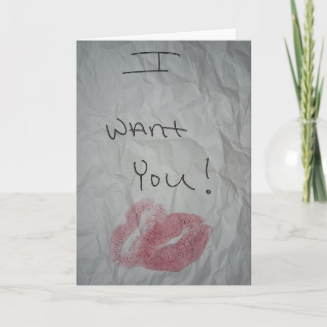 Tarjeta Festiva Valentine Singamente romántico (Anverso)