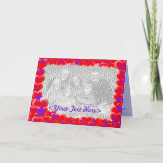 Tarjeta Festiva Valentine tu foto
