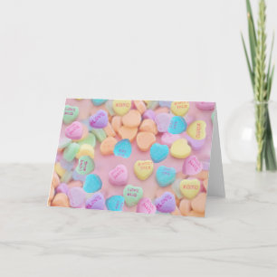 Tarjeta Festiva valentines caramelos