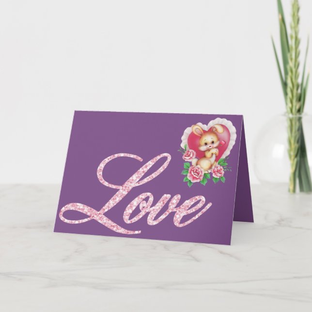 Tarjeta Festiva Valentine's Day (Anverso)
