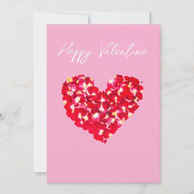 Tarjeta Festiva Valentine's Day (Anverso)