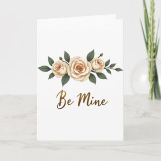 Tarjeta Festiva Valentine's Day Be Mine Card