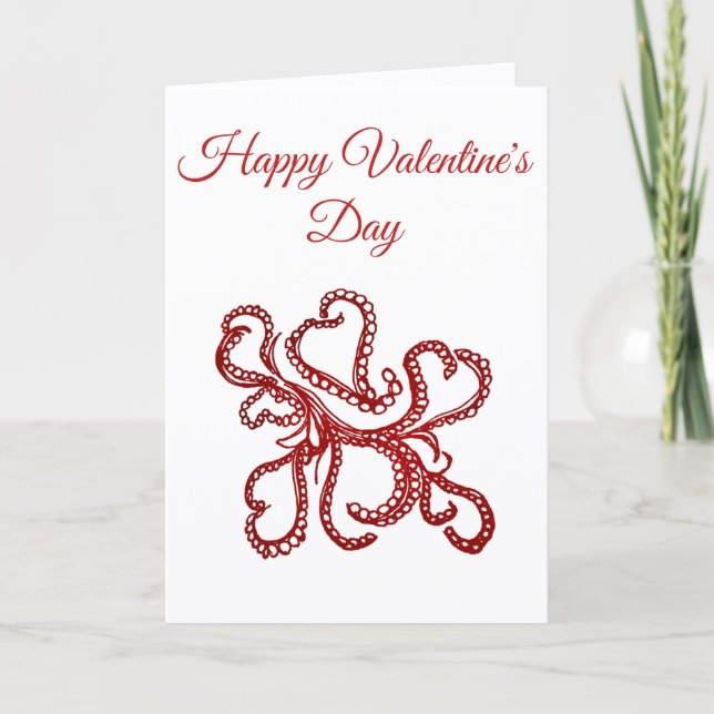 Tarjeta Festiva Valentine's Day Card (Anverso)