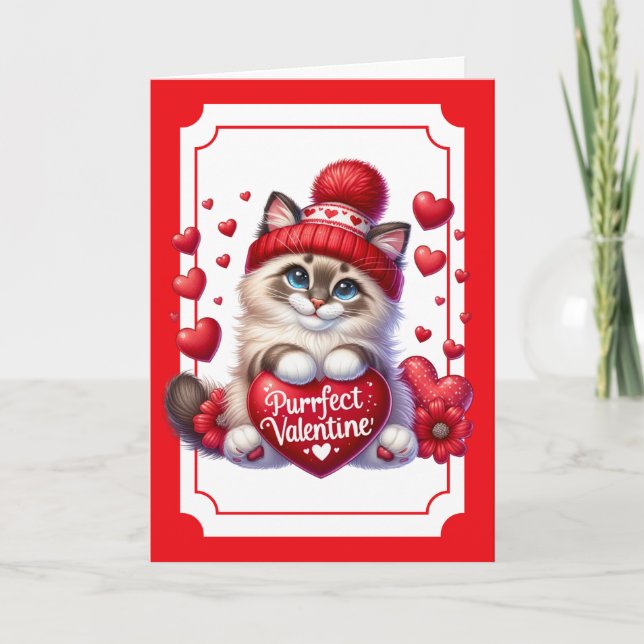 Tarjeta Festiva Valentine's Day Card (Anverso)