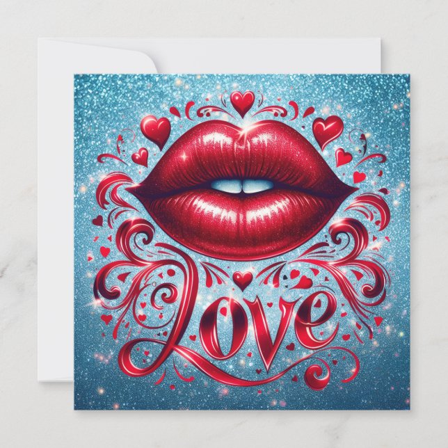 Tarjeta Festiva Valentine's Day Card (Anverso)