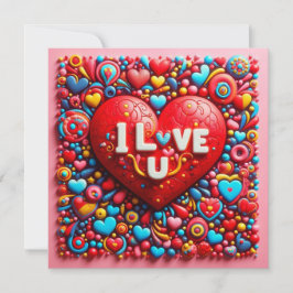 Tarjeta Festiva Valentine's Day Card