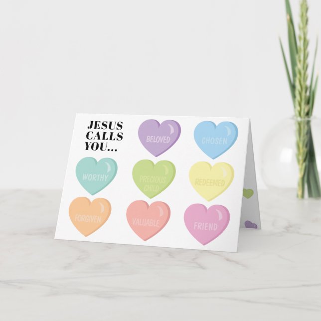 Tarjeta Festiva Valentine's Day Card (Anverso)