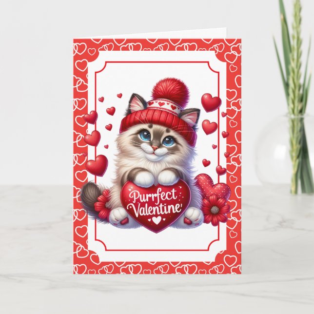 Tarjeta Festiva Valentine's Day Card (Anverso)