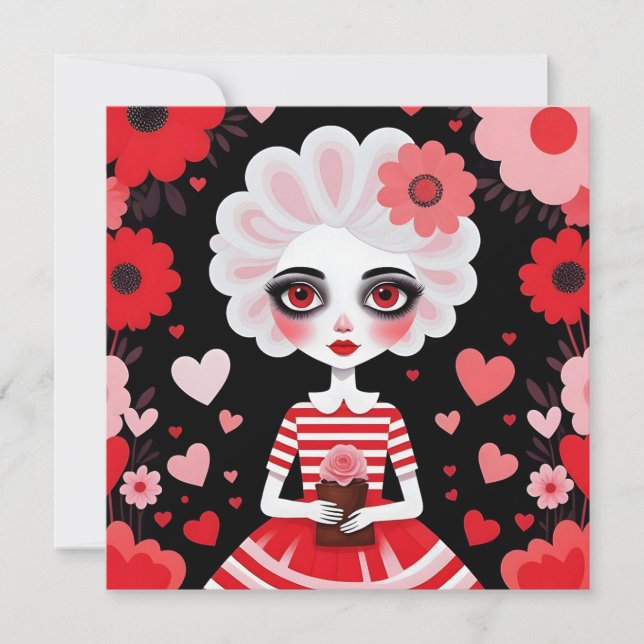 Tarjeta Festiva Valentines Day Card by Beyenairy 3 (Anverso)