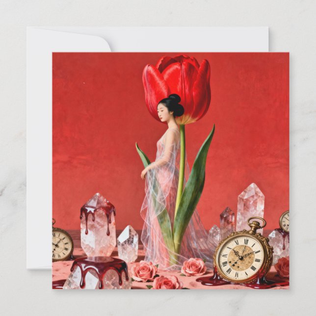 Tarjeta Festiva Valentines Day Card by Eloise Pixlyne (Anverso)