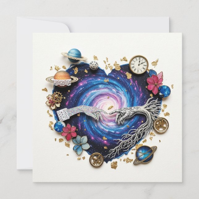 Tarjeta Festiva Valentines Day Card by Obso 3 Pixlyne (Anverso)