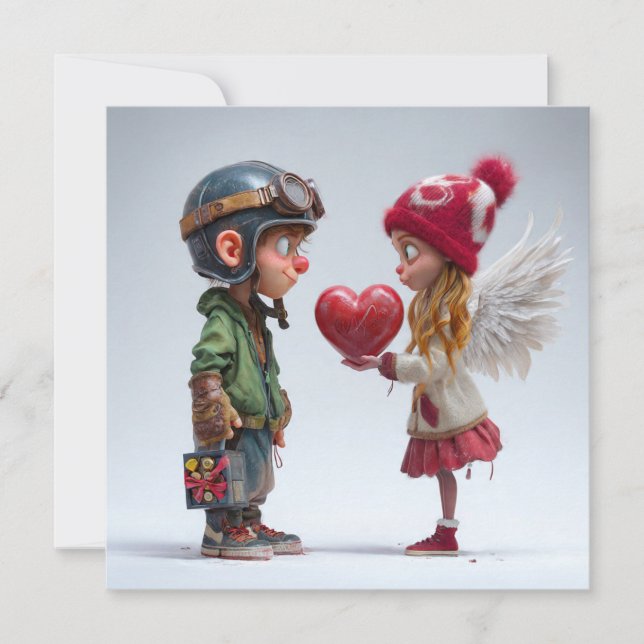 Tarjeta Festiva Valentines Day Card by Roombirth 5 Pixlyne (Anverso)
