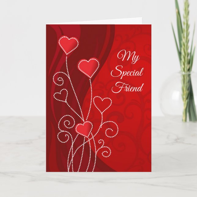 Tarjeta Festiva Valentine's Day Card-My Special Friend  (Anverso)
