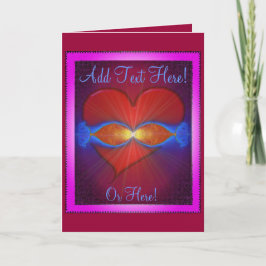 Tarjeta Festiva Valentines Day Card Template
