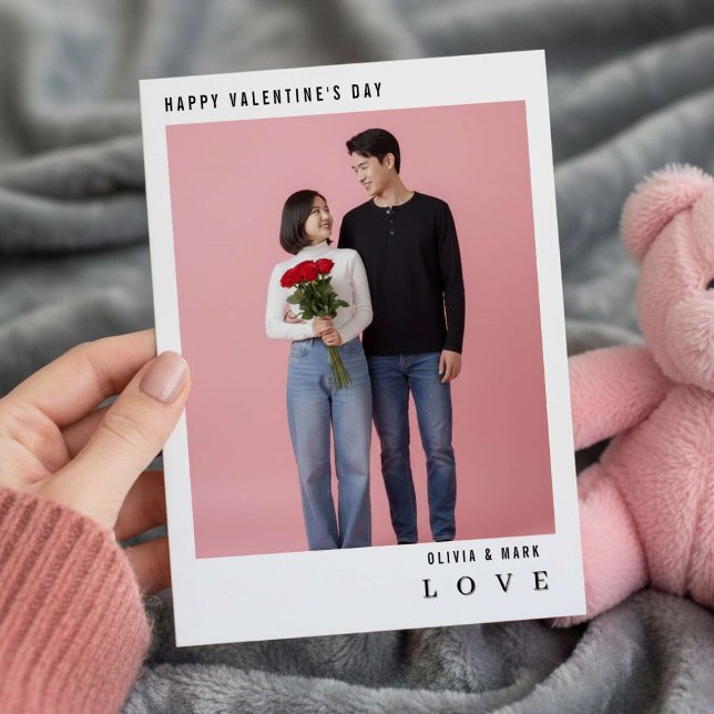 Tarjeta Festiva valentines day custom photo collage valentine  (Subido por el creador)